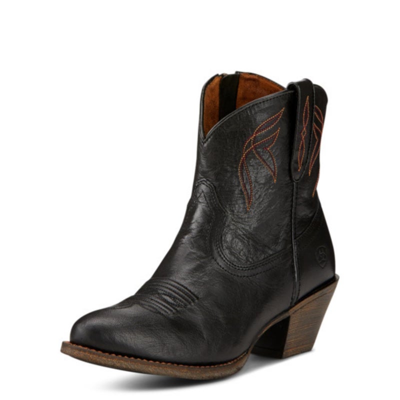 ARIRC Womens Darlin Western Boot Old Black 8.5